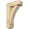Ekena Millwork Thorton Craftsman Rough Sawn Bracket w/ Offset Brace, Douglas Fir, 6"W x 16"D x 24"H BKT0604X16X24THR04RDF - alternate 1